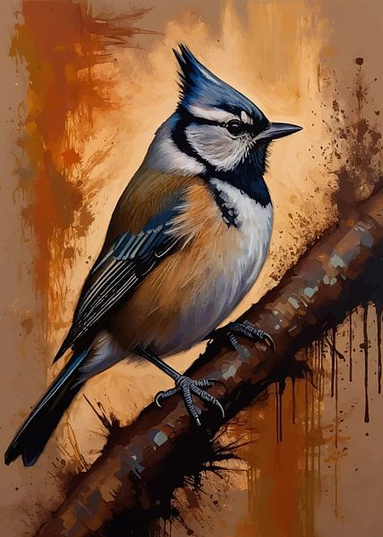 Crested Tit Bird by MIROKKU