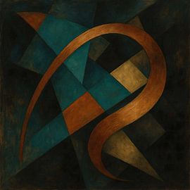 Abstract - Même mes pensées sont enchevêtrées sur Moonheart Artworks