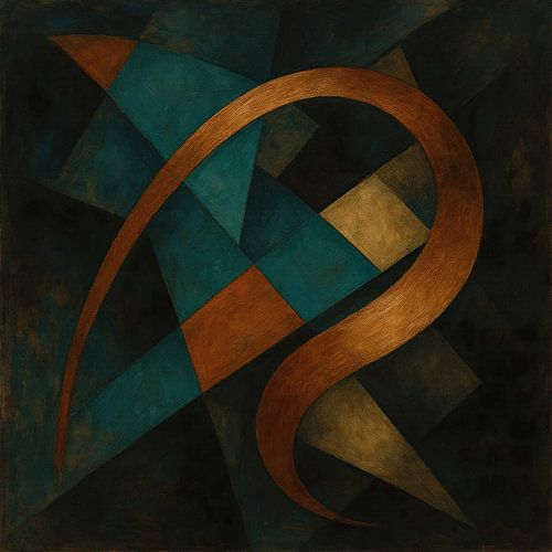 Abstract - Even My Thoughts Are Tangled van Moonheart Artworks