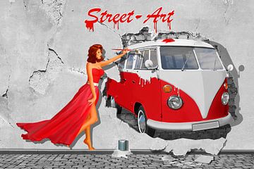 Kunst van de straat in Digital Art