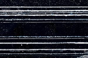 Grafische en abstracte lijnen in het ijs van Michèle Huge