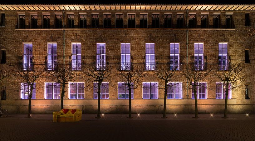 Enschede City Hall with Loveseat - Stad Fotografie Twente by Rudolfo Dalamicio