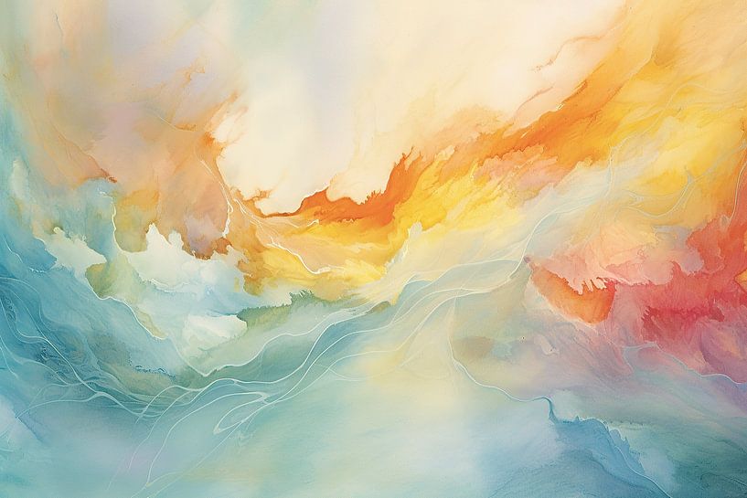 The Art of Letting Go | Meditating by ARTEO Paintings