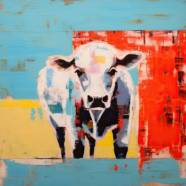 Cow abstract by Wall Wonder