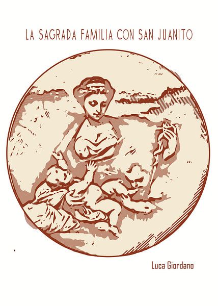 La Sagrada Familia met san Juanito van DOA Project