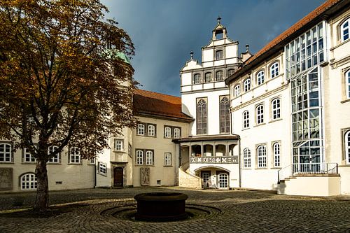 Façade dans la cour intérieure du château de Gifhorn