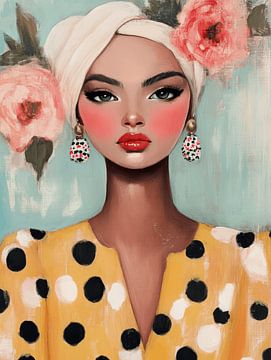 Polkadot girl van Carla Van Iersel