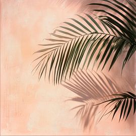 Tropical palm trees in soft light by Poster Art Shop