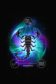 Scorpio Zodiac Sign by John Dan