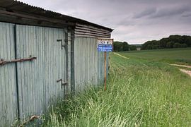 Landschap eigen weg in Limburg van Ron ter Schegget