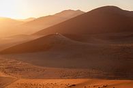 Zonsopgang bij Dune 45 in Namibië van Simone Janssen thumbnail