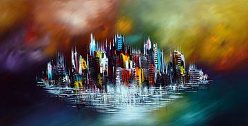 Flying City van Gena Theheartofart