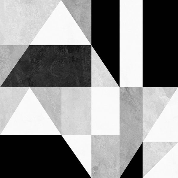 Geometrisch Zwart van Georgia Chagas