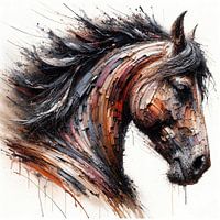 Starkes Pferd