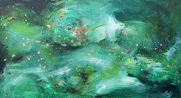 Green Abstract von Atelier Paint-Ing