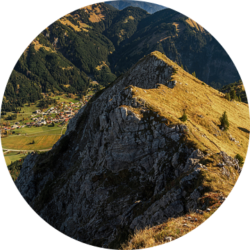 Bergkam op de Krinnenspitze in het Tannheimtal van Daniel Pahmeier