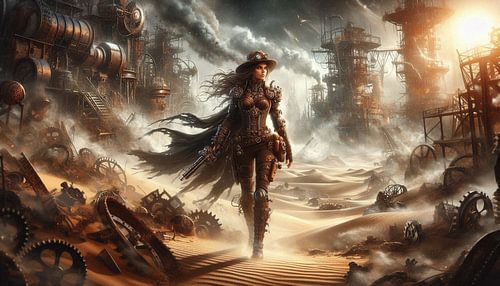 Female Steampunk Warrior