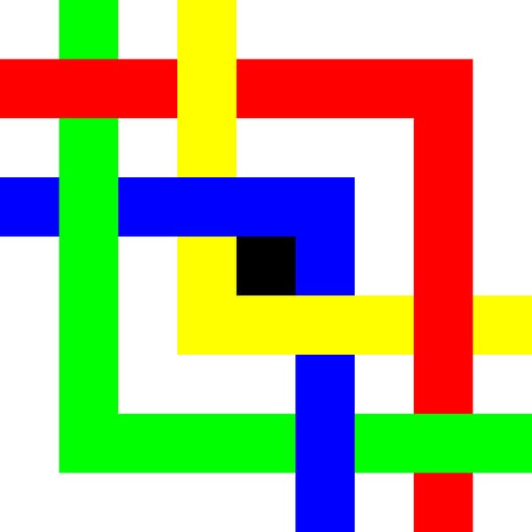Drunter und Drüber | Permutation | ID=09 | V=66 | 4xL | P #01-D von Gerhard Haberern