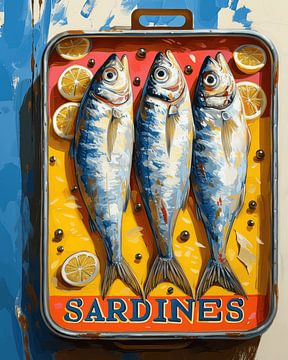 Sardines colorées sur Studio Allee