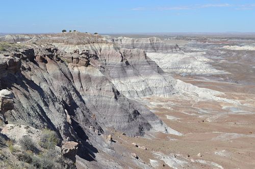 In de Painted Desert, Arizona