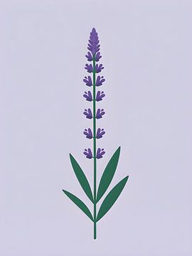 Purple Serenity by Giandra Safaraz