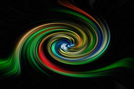 Abstract Colour twist by Jos Thoonen