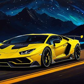 De Lamborghini Centenario - editie Hemelse Nacht van MIROKKU