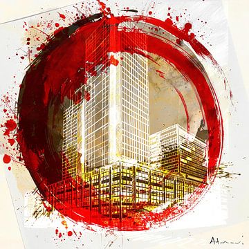 Zen circle sky scraper van Atmani Blok