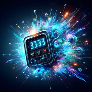 Digital timer by CrazyAIdesign