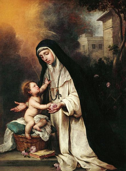 Bolome Esteban Murillo,Holy Rose of Lima by finemasterpiece