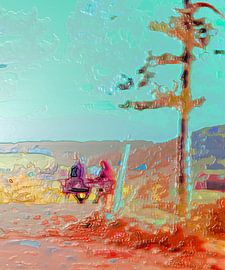 Small Hermsdorferstein [Original 60 cm x 50 cm] by Anna Kasten