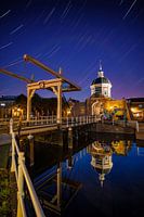 Morspoort in Leiden startrails