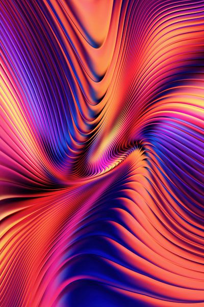Abstracte stroom III van ARTenyo👁⃤-