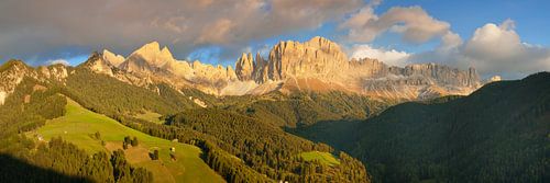 Catinaccio at sunset, Dolomites