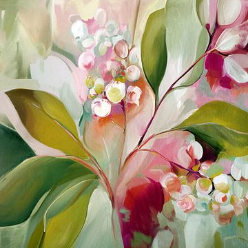 Spring Blossom Abstract III van Jacky