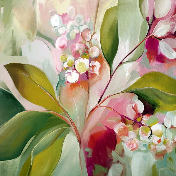 Spring Blossom Abstract III by Jacky