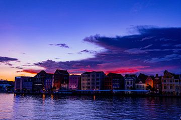 Willemstad in curacao by Barbara Riedel