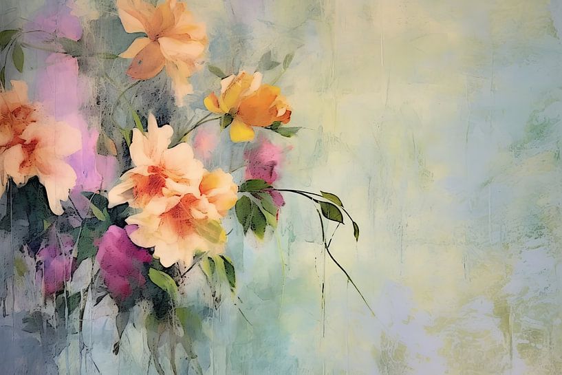 Flowers in pastel colours by Studio Allee