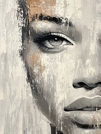 Portrait abstrait moderne sur SPEQ ART