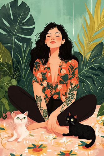 Urban Life met Plant en Kat iv