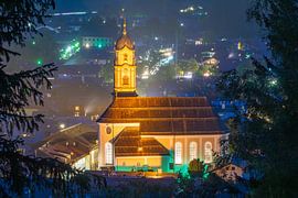 An evening in Mittenwald by Martin Wasilewski