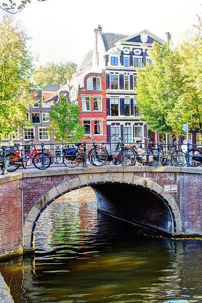 Inner city of Amsterdam Netherlands by Hendrik-Jan Kornelis