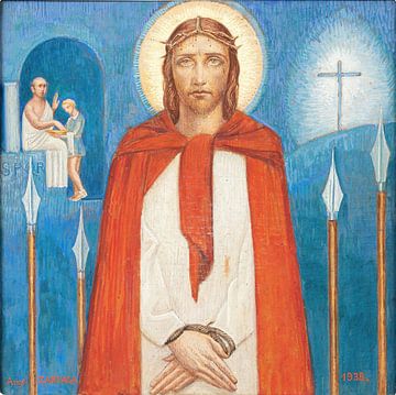 Ángel Zárraga - Het proces van Jezus (1938) van Peter Balan