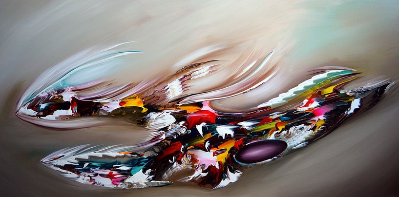Abstract Flying by Gena Theheartofart