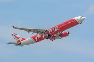 Start eines Thai AirAsia X Airbus A330-300.