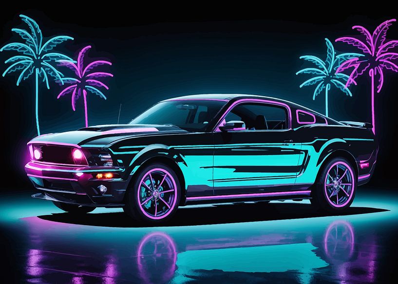 Ford Mustang Neon 4 von MIROKKU
