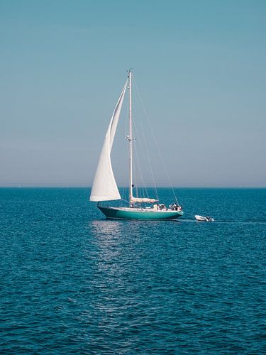 Sailboat on the sea - Baltic Sea North Sea landscape water