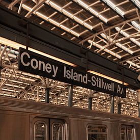 Coney Island subway station by Jalisa Oudenaarde