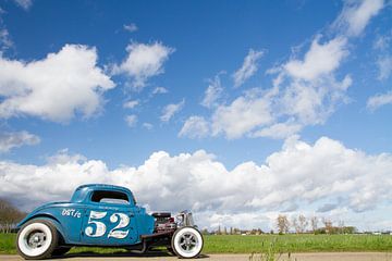 '34 Ford three window hotrod van Jerry Zandwijk