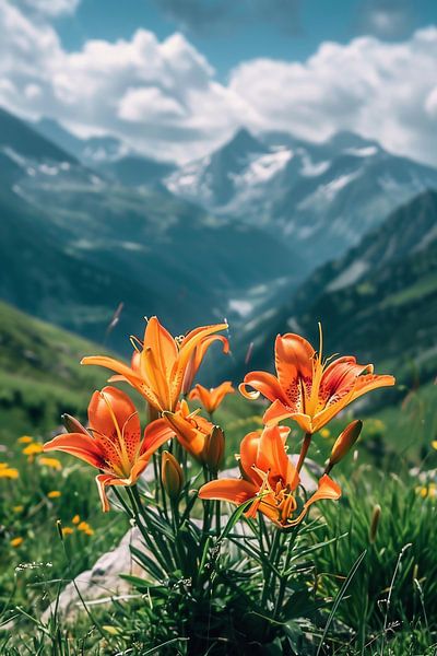 Sommerliche Ruhe in den Alpen von fernlichtsicht